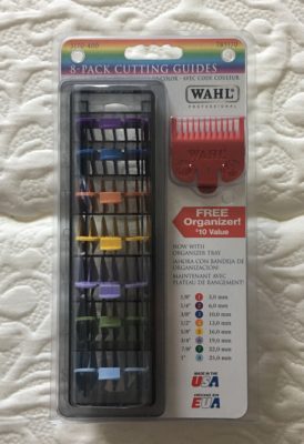 wahl colored clipper guards