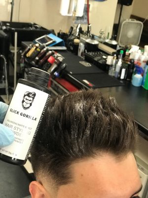 hair gorilla slick haircut